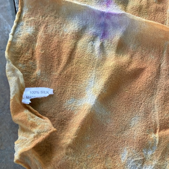 ***Bundle Me for Free  Add-on
Hand dyed Silk Crepe Scarf - Picture 2 of 5
